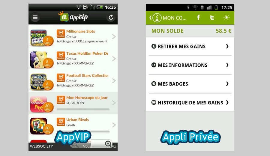 appvip gagner argent iphone